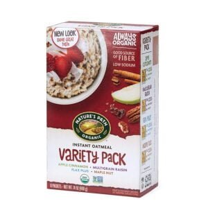 Nature's Path Instant Oatmeal // Simple lightweight backpacking food ideas from breakfast to dinner. These are delicious, easy to prepare & require little cleanup.