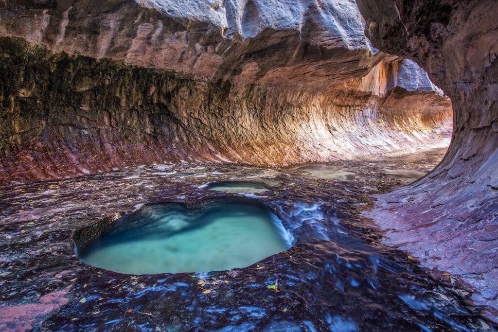 Subway in Zion National Park // A round-up of the best hikes in Utah. Explore Utah's epic landscapes and get tips for tackling these bucketlist trails.