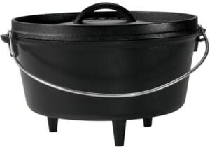Lodge Deep Camp Dutch Oven // The ultimate guide to gifts for outdoor lovers with ideas for hikers, backpackers, campers, travelers, skiers, outdoor pets, & more.