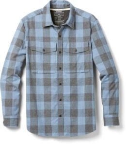 REI Co-op Wallace Lake Flannel for Men // The ultimate guide to gifts for outdoor lovers with ideas for hikers, backpackers, campers, travelers, skiers, outdoor pets, & more.