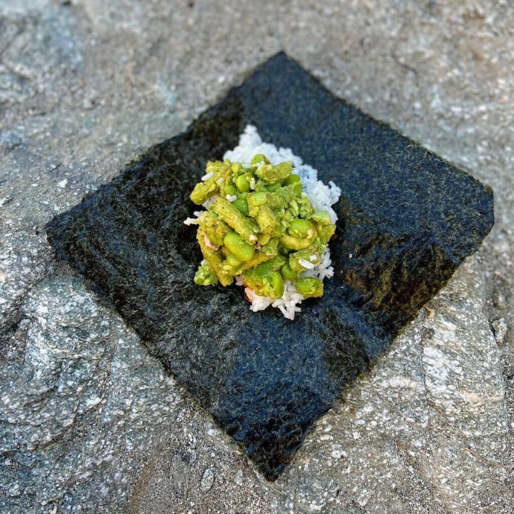 Vegan trail sushi